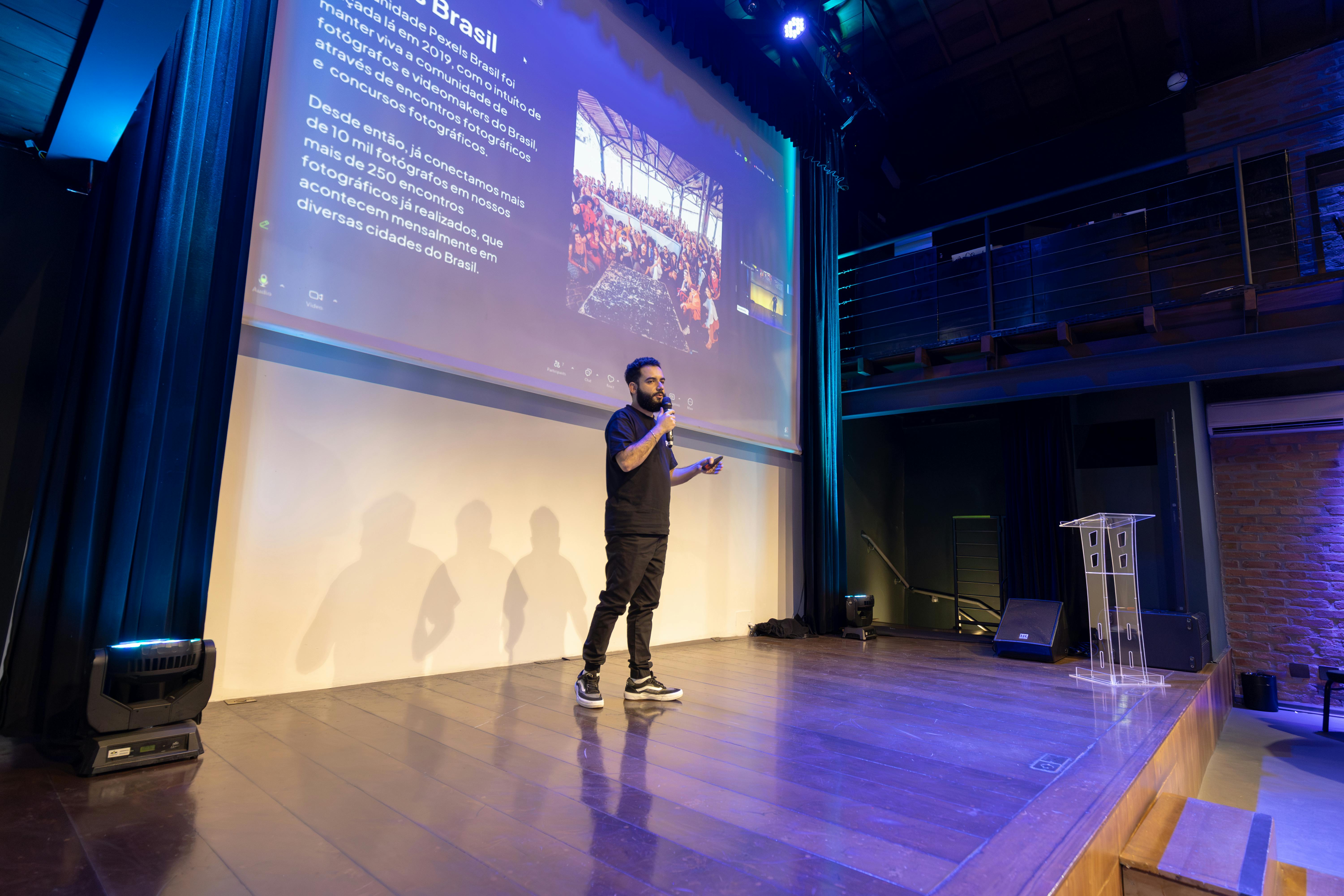 Corporate event atmosphere